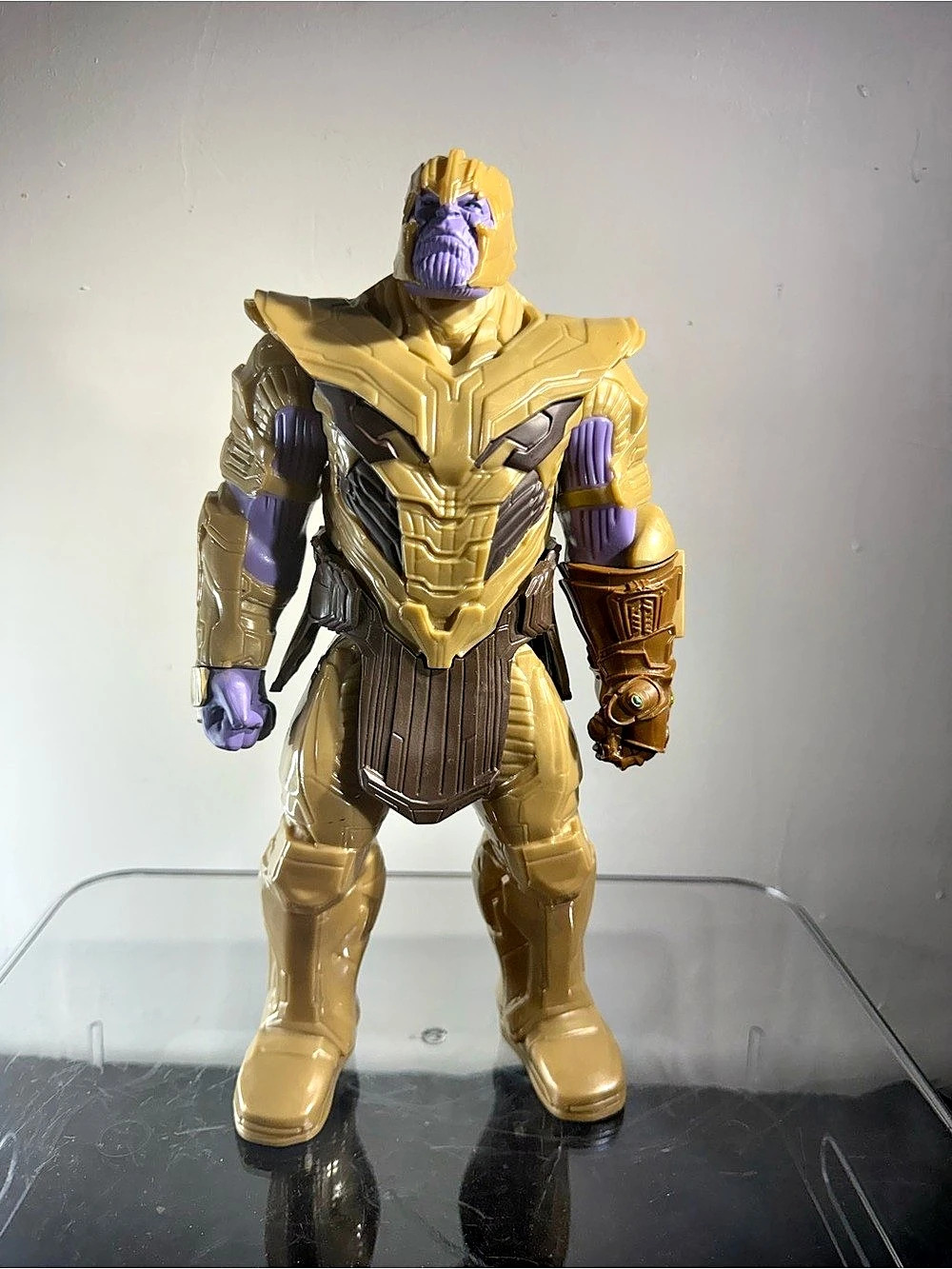 Hasbro Marvel Avengers Titan Hero Series Thanos Action Figure Gold & Purple